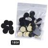 Fábrica en stock arena para pulir pies negra bolsa de 25 mm 50 piezas de color piel muerta arena para pulir pies arena para callos