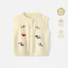 Chaleco de Bebé Otoño Nuevo Estilo Chaleco de Moda para Bebé Niño Cardigan de Punto Chaleco Chaleco para Bebé de Pocos Meses Otoño