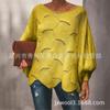 Vestido de Primavera 2021 Europeu e Americano Comércio Exterior AliExpress Amazon tamanho grande Feminino Transfronteiriço Suéter Tricô Feminino