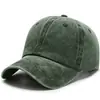 Boné de Baseball Lavado com Revestimento Vintage, Boné Liso Colorido Sólido, Estilo Retro Europeu e Americano, Chapéu de Exportação Transfronteiriço para Mulheres