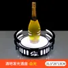 Soporte Creativo Luminoso para Vino Bar LED Estante de Exhibición Colorido Base Portabotellas KTV Vino Tinto Champagne Rey Vino Extranjero