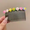 Nuevo peine anti-deslizante estilo coreano con un delicado lazo de mariposa, diseñado para mujeres, creando un peinado alto elegante, y con un elegante pasador lateral y accesorio para el cabello