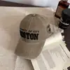 Gorra de Béisbol Retro Estilo Americano para Mujer Primavera y Verano Bordado Estilo Coreano Combinación Versátil Mostrar Cara Ala Pequeña Ancha Pico de Pato Sombrero Cabeza Grande Wai