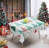 Mantel de Navidad Rojo Festivo Decorativo Tela Sala de Estar Ambiente Navideño Mantel Comedor Mesa de Centro Mantel Rectangular