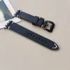 Adecuado para Correa de Cuero de Vaca S11 para Apple Watch con Costura a Mano Retro de Cuero Crazy Horse para Applewatch10 Muñequera para Hombre Ultra