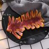 Modelo de Alimento de Pez Espada Simulada Plancha de Hierro Calamar Pulpo Pequeño Calamar Pescado a la Parrilla Seco Accesorios Decorativos
