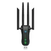 Tarjeta de Red Inalámbrica USB 1300Mbps Gigabit 5g Doble Banda Sin Controlador Wifi6 Receptor Inalámbrico para Computadora Venta al por Mayor