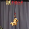 Corrente de Celular Chaveiro Pingente Cavalo de Madeira Arco-Íris Yiming Xianyuan Escultura em Madeira Criativa Cavalo do Zodíaco Decoração de Bolsa