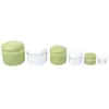 6 Especificaciones Botella Redonda Color Crema Gran Capacidad Botella de Boca Ancha Crema Facial Cuidado de la Piel Crema Reparadora Botella de Recarga Loción Corporal Botella para Exfoliante