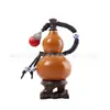 Venta directa del fabricante de calabazas pequeñas naturales para vino, calabazas de boca abierta, calabazas estilo vintage con recubrimiento de cera de abeja para prevenir fugas, colgantes de calabaza para vino al por mayor