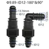 Conector Rápido para Mangueira de Combustível de Carro 9,89mm Id12 Adequado para Citroen e Peugeot Combinação Macho e Fêmea