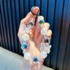 Cadena colgante creativa para teléfono móvil, llavero antipérdida, colgante con cuentas para teléfono móvil, máquina de muñecas, pequeños regalos al por mayor