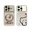 Adecuado para Transformación Instantánea en Funda para iPhone Apple 18Promax Crayon Shin-Chan Gato Negro y Blanco Pareja, Personalización de Funda Blanda y Dura