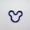 Acessórios de Argola Plana Mickey Colorido Pintado por Spray Chaveiro Argola de Chave Anel Arco-Íris Joias DIY