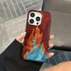 Foil de estaño de alta calidad llama para funda de teléfono Apple 16promax estéreo Saturno iPhone15 moda 14 duro 13