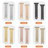 Correa Apple Watch 5/6/7/8/SE Apple Cinco Perlas Completa de Diamante Metal Acero Inoxidable Correa iwatch