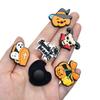 Série de Abóboras de Halloween Acessórios de Pingentes para Sapatos Crocs Decorações de Sapato Destacáveis DIY Venda por Atacado em Estoque
