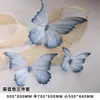 Arreglos de Paisajismo de Mariposas Tridimensionales, Decoraciones de Fondo para Bodas, Escaparates, Adornos y Accesorios para Exteriores