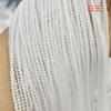 Fio de algodão 0,8mm cristal nítido ultrapequeno 2-3mm contas de vidro lapidado faça você mesmo cristal contas nítidas acessórios de vestuário acessórios para colar