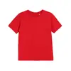 Camiseta Manga Curta 180g Algodão Pesado com Elastano, Camiseta Básica Elástica Versátil com Gola Redonda para Crianças Maiores, DIY para Crianças Pequenas