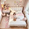 Tecido de esponja de nuvem de celebridade da internet cama estilo creme simples quarto principal cama de casal quarto de apartamento pequeno quadrado macio estofado cama grande
