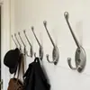 Gancho Doble Grueso Delgado Largo de Aleación de Zinc para Colgar Ropa Detrás de la Puerta, Gancho de Ropa para Baño, Gancho para Abrigos de Cocina, Gancho de Pared