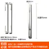 Cerradura de puerta dividida accesorios panel integral tornillos de conexión agujero pasante cilindro manija mecánica higiene del hogar
