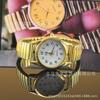 Reloj de Cuarzo para Hombre y Mujer con Pantalla Digital de Puntero para Edad Media y Adultos Mayores, Esfera Grande, Correa Elástica, Moda para Parejas, Venta al por Mayor