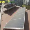 Sistema Fotovoltaico Residencial Inteligente, Suporte de Liga de Alumínio para Telhado Plano com Base de Cimento, Ângulo do Suporte Ajustável