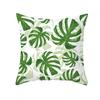 Funda de Almohada de Planta Verde Nórdica Funda de Cojín de Sofá Cuero de Durazno Almohada Estampada shopee Productos para el Hogar Transfronterizos