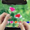 Tendencia nuevo flocado rosa coche sacudiendo la cabeza pequeños adornos decoraciones de primavera panel de instrumentos accesorios de coche ventana