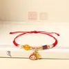 2026 Ano do Cavalo Festival do Barco-Dragão Novo Corda Colorida Rosto Sorridente Zongzi Pulseira Tecendo para Adultos e Crianças Atacado