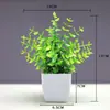 Punto Nuevo Bonsái Plantas de Decoración para el Hogar Pequeños Adornos Flores Artificiales Plantas Verdes Plantas en Maceta Flores Artificiales Fábrica Venta al Por Mayor
