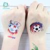 Rekalon Calcomanía Facial de Tatuaje de Fútbol Impermeable Transfronterizo para Fans de los Juegos de la Copa Mundial