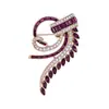Broche de Lujo de Diamantes Completos Nuevo 2025 para Mujer, Elegante y Lujoso Pin Fijo para Ropa, Corsage para Traje