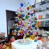 Casa del Árbol de Manzana de Cristal Regalo de Inauguración Decoración de Árbol de Cristal Adornos Esenciales Regalos de Inauguración Práctico