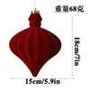 Bolas de Natal Veludadas Grandes, Multicoloridas, de Formato Único, Enfeites de Árvore de Natal Pintados, Bolas Decorativas para Atmosfera Festiva, Personalizáveis