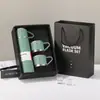 Taza de Regalo de Negocios de Alta Gama Juego de Regalo de Termo de Tres Tapas Acero Inoxidable 304 Termo de Oficina al Vacío