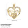Nuevo Colgante de Joyería de Alto Nivel Chapado en Oro con Circonita Dopamina de Amazon Collar de Moda Transfronterizo para Hombres y Mujeres