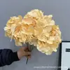 Flores Artificiales, Ramo de Hortensias de 5 Cabezas, Verano Interminable, 27 Piezas, Materiales Florales para Decoración de Bodas y Hogar, Flores de Cinco Cabezas