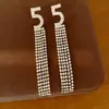 Aretes de aguja plateada con diamantes, diseño de flor ovalada de resina y gota de agua, estilo retro vintage, aretes versátiles