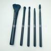 Produto Phantom top Novo produto online ~ 5 conjuntos de pincéis All Black têm funções mais completas e são mais quadrados e planos para carregar conjuntos de pincéis de maquiagem