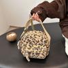 Moda Europea y Americana Personalizada Estampado de Leopardo Retro 2026 Gran Capacidad Viaje Moderno Elegante Bolso Cuadrado Pequeño Cruzado al Hombro para Mujer