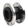 Flange de Aço Inoxidável 304 Junta Flexível de Borracha Mangueira Amortecedora de Vibração Resistente a Ácido e Alcali Borracha de Alta Temperatura Conexão Flexível de Borracha Fabricante