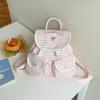 Mochila Ligera de Estilo Japonés con Diseño de Cuadros de Cachorro, Doble Cara, para Mujer, Viajes y Uso Diario, Diseño de Nicho, Mochila de Dibujos Animados