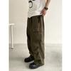 Pantalones holgados de estilo coreano para hombre, informales, combinables, a la moda, para estudiantes, otoño de 2025