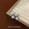 Pendientes simples retro de gota de agua 2024 nuevo diseño sentido nicho temperamento exquisito lujo ligero personalidad alto sentido pendientes