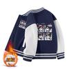 Roupas Externas para Meninas Outono e Inverno 2025 Novo Estilo Preppy Roupas Infantis Médias e Grandes Roupas da Kuromi Uniformes de Beisebol de Espessura Média para Crianças