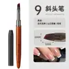 Caneta de unha com haste de sândalo japonês transfronteiriça conjunto especial de canetas para unhas 12 canetas de fototerapia caneta halo caneta de renda caneta esculpida