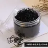 Elástico de Borracha Elástico de Cabelo Feminino Espessado Elástico de Cabelo Descartável Alta Elasticidade Durável Anel de Borracha Preto Pequena Faixa de Cabelo para Adultos